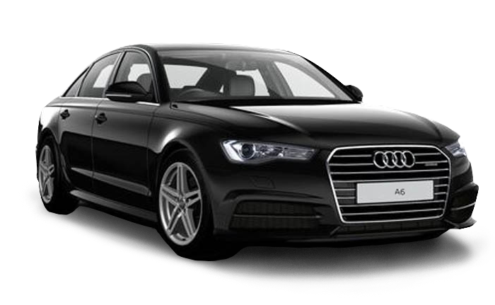 Audi A6 executive sedan in a premium rental fleet
