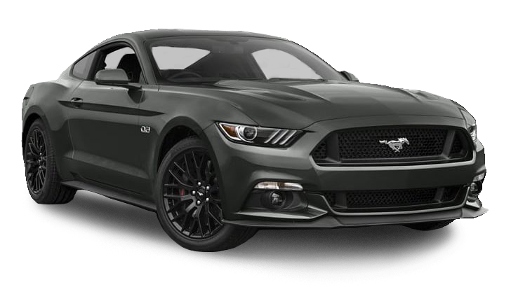 Ford Mustang GT sports coupe in a premium rental lineup